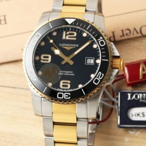 Replica Longines Concas L3.782.3.56.7 AF Factory Black Dial - AR Replica Watches