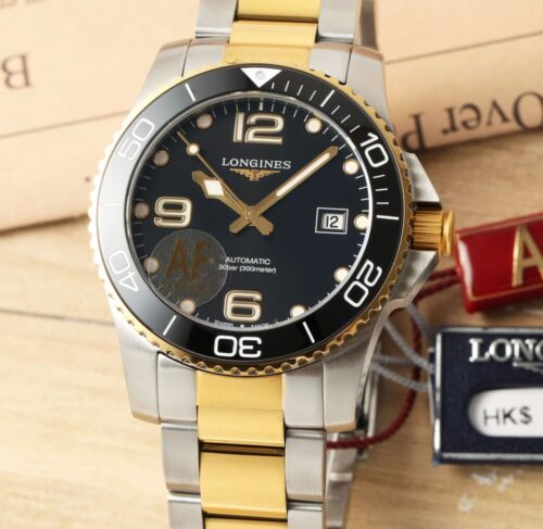 Replica Longines Concas L3.782.3.56.7 AF Factory Black Dial - AR Replica Watches