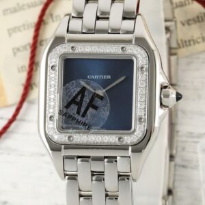 Replica Cartier PANTHÈRE DE CARTIER W4PN0013 AF Factory Silver Strap - AR Replica Watches