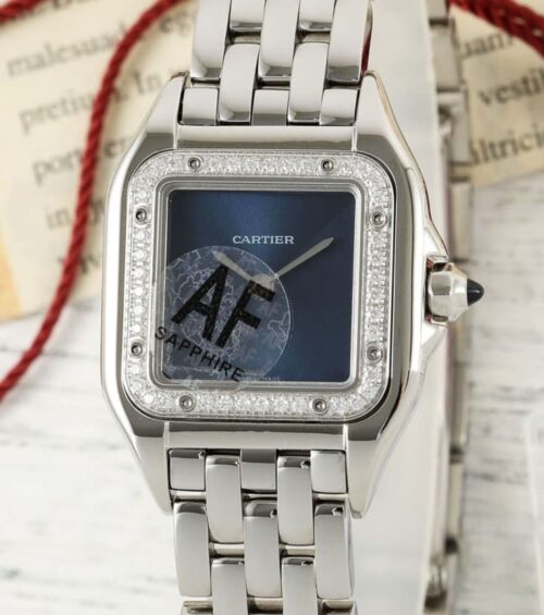 Replica Cartier PANTHÈRE DE CARTIER W4PN0013 AF Factory Silver Strap - AR Replica Watches