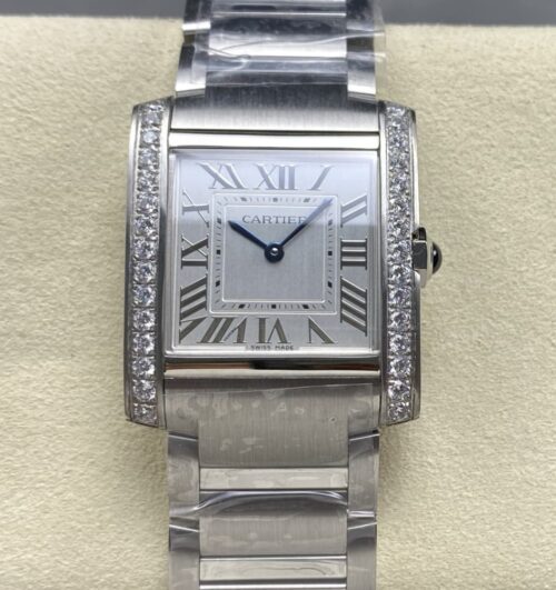 Replica Cartier Tank W4TA0021 8848 Factory Diamond Case - AR Replica Watches