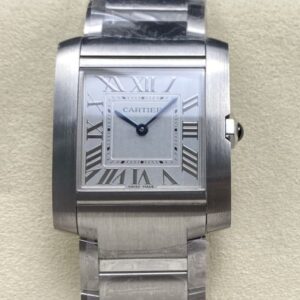 Replica Cartier Tank WSTA0074 8848 Factory Stainless Steel Strap - AR Replica Watches