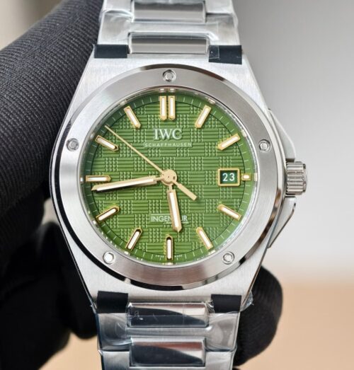 Replica IWC Engineer IW328908 V7 Factory Green Dial - AR Replica Watches