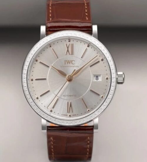 Replica IWC Portofino IW458103 V7 Factory Brown Strap - AR Replica Watches