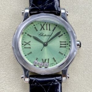 Replica Chopard Happy Sport 278590-3013 YF Factory Green Dial - AR Replica Watches