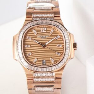 Replica Patek Philippe Nautilus 7014-1R-001 GR Factory Brown Dial - AR Replica Watches