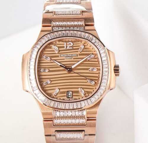 Replica Patek Philippe Nautilus 7014-1R-001 GR Factory Brown Dial - AR Replica Watches