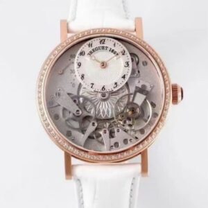 Replica Breguet Tradition 7038BR-18-9V6-D00D ZF Factory White Strap - AR Replica Watches