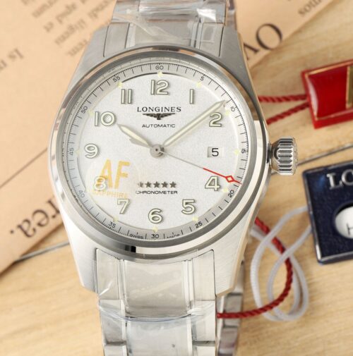 Replica Longines Spirit L3.810.4.73.6 AF Factory Stainless Steel Strap - AR Replica Watches