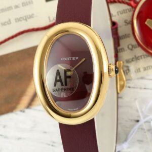 Replica Cartier Tub WGBA0032 AF Factory Red Strap - AR Replica Watches