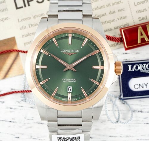Replica Longines Concas L3.320.5.02.6 AF Factory Rose Gold Bezel - AR Replica Watches