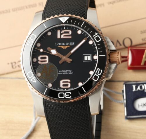 Replica Longines Concas L3.782.3.58.9 AF Factory Ceramic Bezel - AR Replica Watches