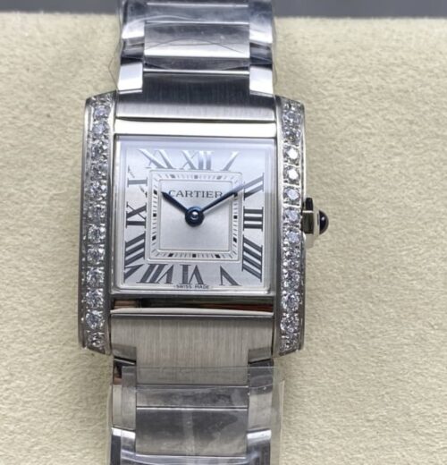 Replica Cartier Tank W4TA0020 8848 Factory Silver Dial - AR Replica Watches