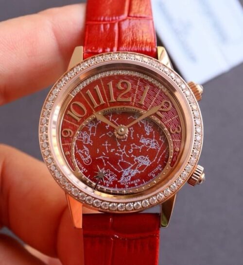 Replica Jaeger LeCoultre Rendez Vous 3482560 CC Factory Red Strap - AR Replica Watches