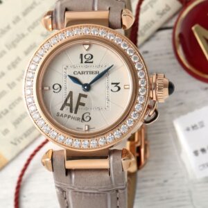 Replica Cartier Pasha WJPA0017 AF Factory Grey Strap - AR Replica Watches