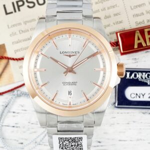 Replica Longines Concas L3.320.5.72.6 AF Factory Stainless Steel Strap - AR Replica Watches