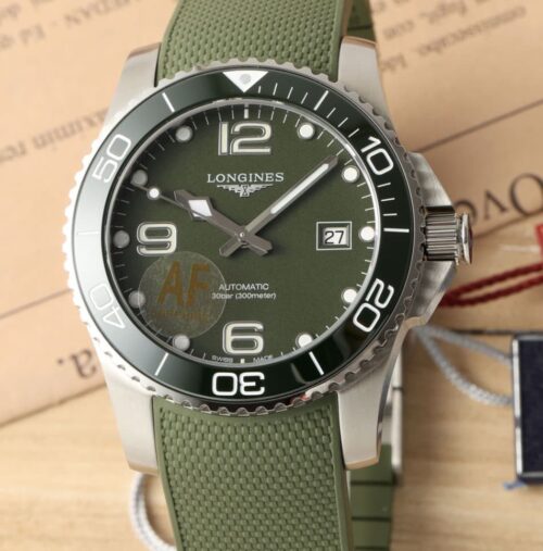 Replica Longines Concas L3.781.4.06.9 AF Factory Green Dial - AR Replica Watches