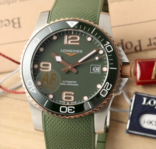 Replica Longines Concas L3.782.3.06.9 AF Factory Green Strap - AR Replica Watches