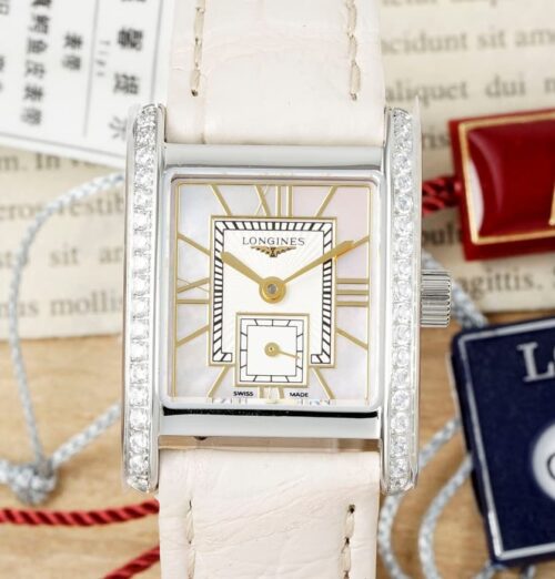 Replica Longines Elegant L5.200.0.99.2 AF Factory Pink Strap - AR Replica Watches