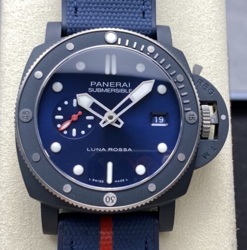 Replica Panerai Submersible PAM01466 VS Factory Blue Strap - AR Replica Watches