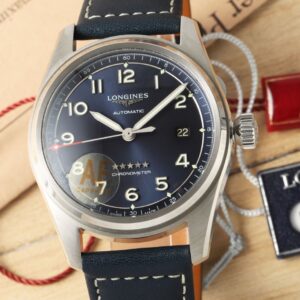 Replica Longines Spirit L3.810.4.93.0 AF Factory Leather Strap - AR Replica Watches