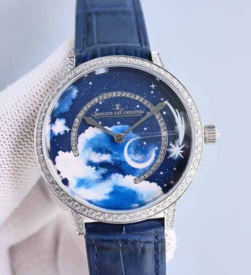 Replica Jaeger LeCoultre Rendez Vous Q36434C1 CC Factory Leather Strap - AR Replica Watches