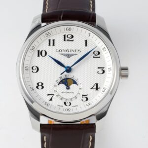Replica Lonines Master Collection L2.409.4.78.3 APS Factory Brown Strap - AR Replica Watches