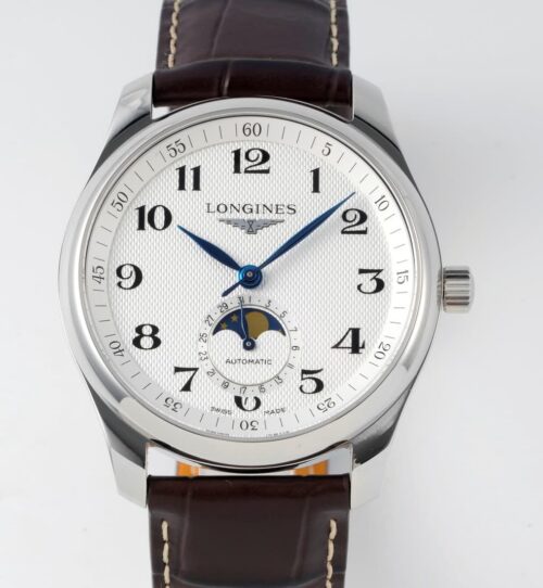 Replica Lonines Master Collection L2.409.4.78.3 APS Factory Brown Strap - AR Replica Watches