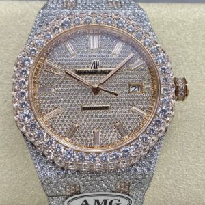Replica Audemars Piguet Royal Oak 15400OR.023 AMG Factory Diamond Strap - AR Replica Watches