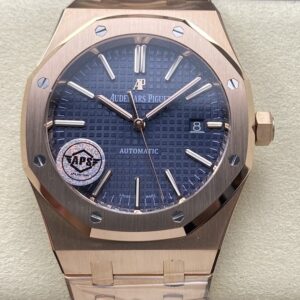 Replica Audemars Piguet Royal Oak 15400OR.OO.1220OR.03 APS Factory Blue Dial - AR Replica Watches