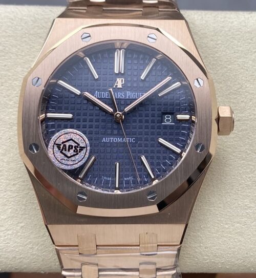 Replica Audemars Piguet Royal Oak 15400OR.OO.1220OR.03 APS Factory Blue Dial - AR Replica Watches