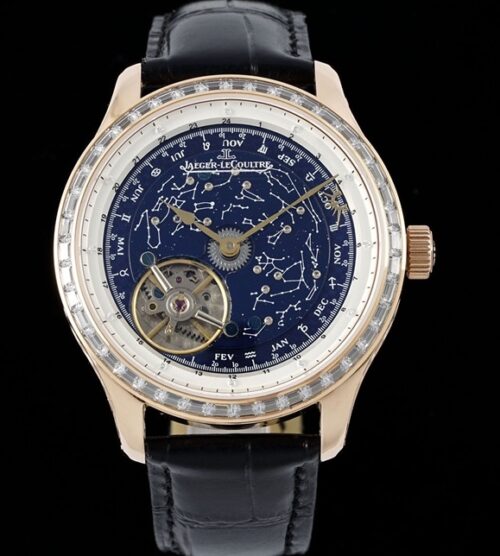 Replica Jaeger LeCoultre Master Control Tourbillon RMS Factory Gold Case - AR Replica Watches