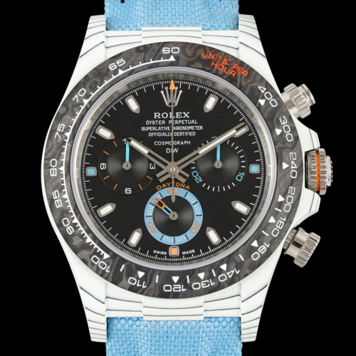 Replica Rolex Cosmograph Daytona DIW Factory Blue Strap - AR Replica Watches