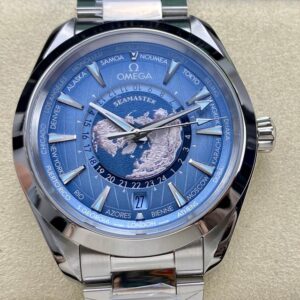 Replica Omega Seamaster 220.10.43.22.03.002 VS Factory Universal Time - AR Replica Watches