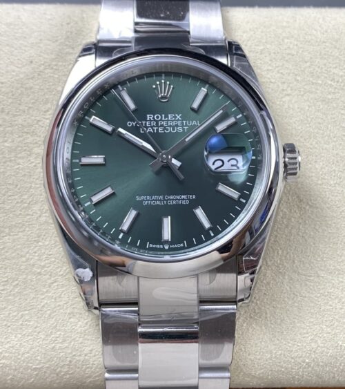 Replica Rolex Datejust m126200-0024 VS Factory Green Dial - AR Replica Watches