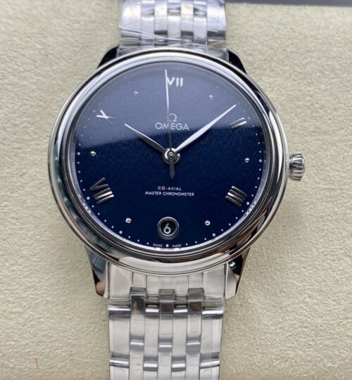 Replica Omega De Ville 434.10.34.20.03.002 VS Factory Blue Dial - AR Replica Watches