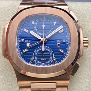 Replica Patek Philippe Nautilus 5990-1R-001 3K Factory Flyback - AR Replica Watches