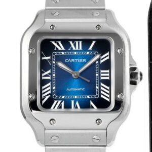 Replica Cartier Santos WSSA0063 BV Factory Gradient Blue - AR Replica Watches