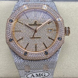 Replica Audemars Piguet Royal Oak 15400OR.021 AMG Factory Rose Gold - AR Replica Watches