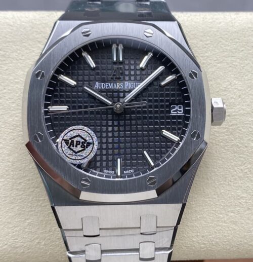 Replica Audemars Piguet Royal Oak 15500ST.OO.1220ST.03 APS Factory Black Dial - AR Replica Watches