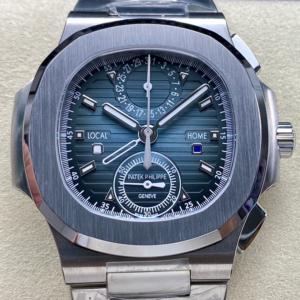 Replica Patek Philippe Nautilus 5990-1A-011 3K Factory Dual Time Zone - AR Replica Watches