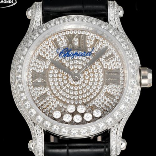 Replica Chopard Happy Sport 274891-1001 YF Factory Dancing Diamond - AR Replica Watches