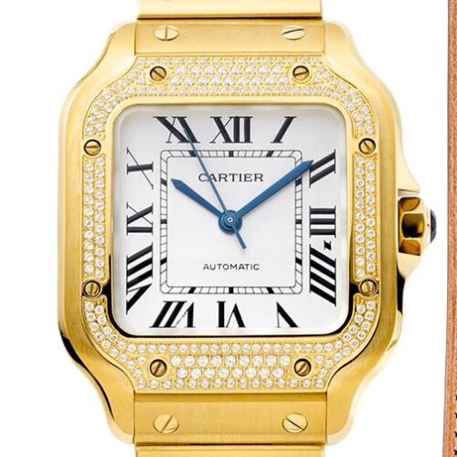 Replica Cartier Santos WJSA0010 BV Factory Silver-gray Dial - AR Replica Watches