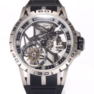 Replica Roger Dubuis Excalibur RDDBEX0479 NEW Factory Black Strap - AR Replica Watches