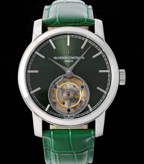 Replica Vacheron Constantin Traditionnelle 6000T-000P-H025 RMS Factory Green Strap - AR Replica Watches