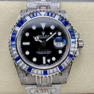 Replica Rolex GMT Master 116759 SAru-78210 AMG Factory Black Dial - AR Replica Watches