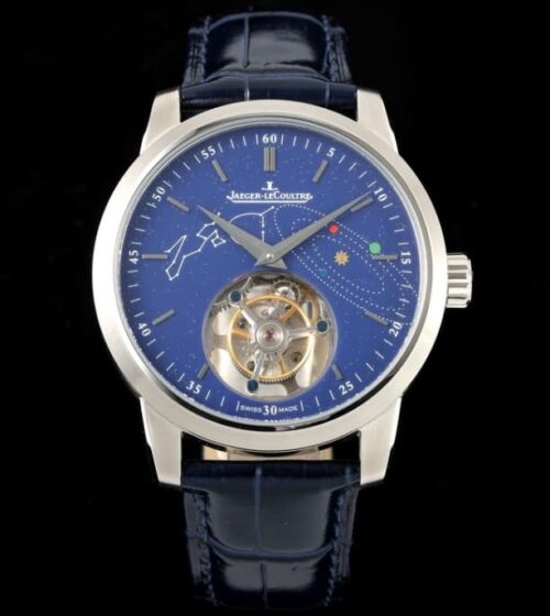 Replica Jaeger LeCoultre Master Control 16634E1 RMS Factory Blue Dial - AR Replica Watches