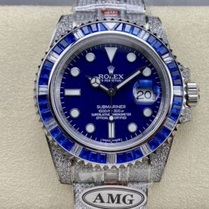 Replica Rolex GMT Master 116759 SAru-78211 AMG Factory Blue Dial - AR Replica Watches