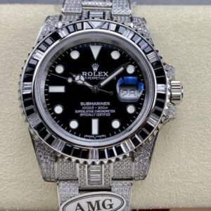 Replica Rolex GMT Master 116759 SAru-78213 AMG Factory Black Dial - AR Replica Watches