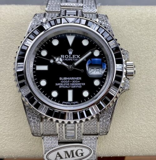 Replica Rolex GMT Master 116759 SAru-78213 AMG Factory Black Dial - AR Replica Watches